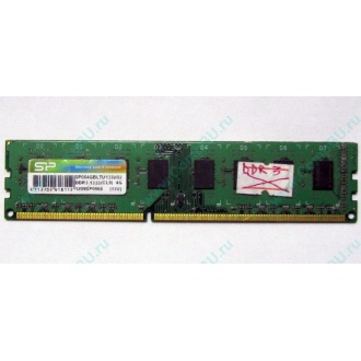 НЕРАБОЧАЯ память 4Gb DDR3 SP (Silicon Power) SP004BLTU133V02 1333MHz pc3-10600 (Можайск)
