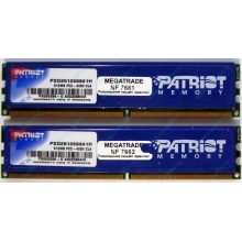 Память 1Gb (2x512Mb) DDR2 Patriot PSD251253381H pc4200 533MHz (Можайск)