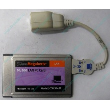 Сетевая карта для ноутбука 3COM Mehahertz 3CCFE574BT (PCMCIA) - Можайск